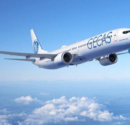Boeing 737 Max in Gecas-Farben: Das Unternehmen will weniger.