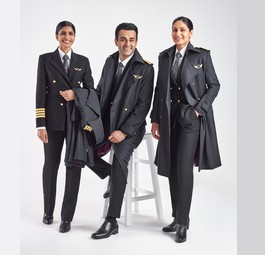 So kommen die Pilotinnen und Piloten von Air India künftig daher.