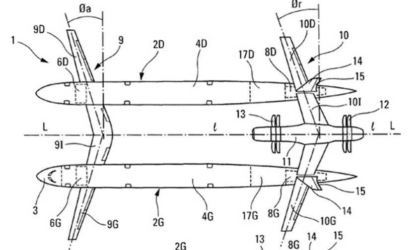 Zwillings-Flieger von Airbus: Er soll weit effizienter sein als der Konkurrent...