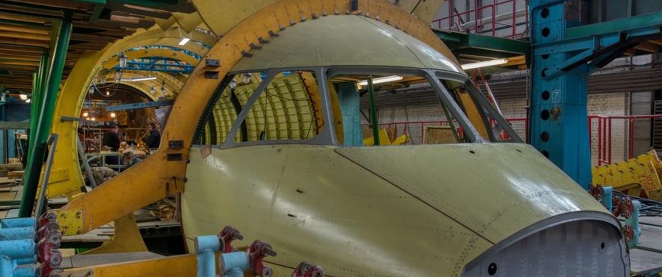 Produktion der An-178 für das peruanische Innenministerium: Erster Flieger seit Jahren.