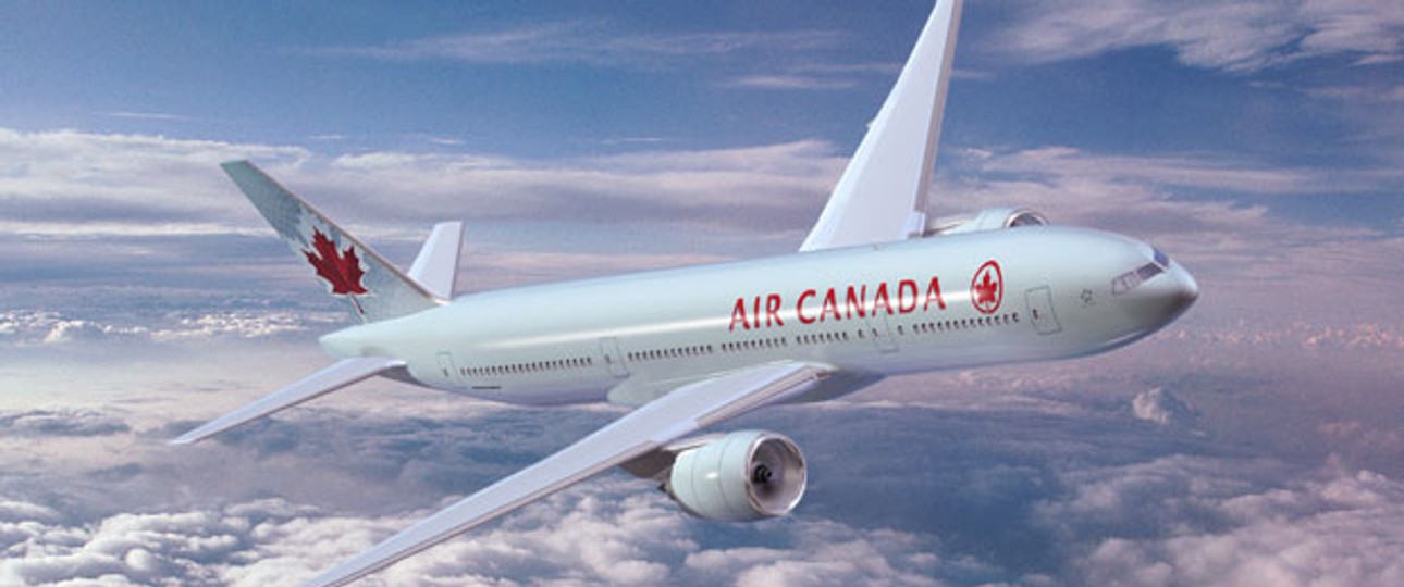 B777 von Air Canada: Wurde zum Rettungsflugzeug