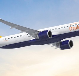 Airbus A321 XLR von Drukair: Soll so aussehen - wenn es ihn den geben wird.