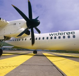 Dash 8 von Wideroe: Bald durch ein Elektroflugzeug ersetzt?