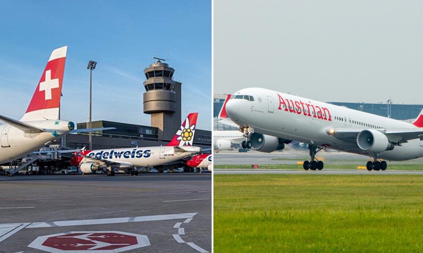 Flughäfen Zürich und Wien: Seit einigen Jahren gleichauf.