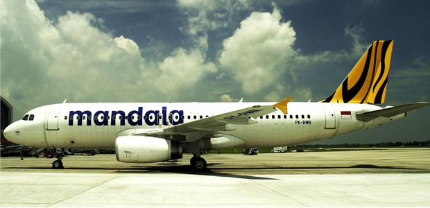 Airbus A320 von Mandala Airlines: Zuwachs für die Flotte.