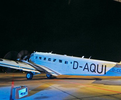Junkers Ju-52: The historic matriculation D-AQUI is registered as a brand.