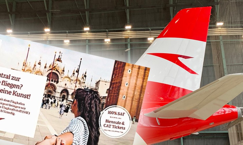 Das Inserat von Austrian Airlines: Ethik-Kodex «nicht ausreichend sensibel umgesetzt».