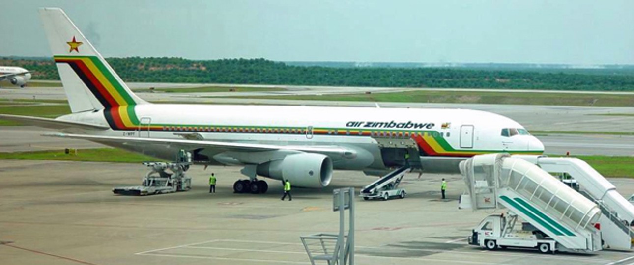Boeing 767-200 der Air Zimbabwe: Arge Probleme.