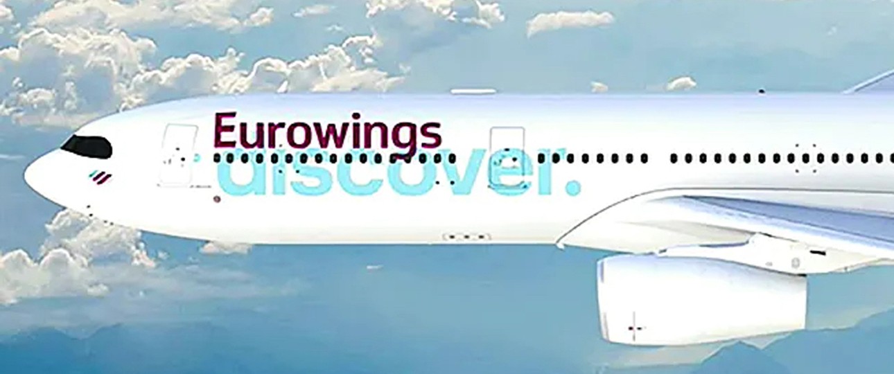 Eurowings Discover: Bald  mit dem Code 4Y unterwegs.