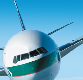 Boeing B777 von Cathay: Auf Kollisionskurs.