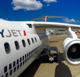 Die Avros RJ - RJ steht für Regional Jet - werden derzeit ausgemustert. So zum Beispiel von City Jet...