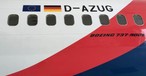 Boeing 737 mit der Registrierung D-AZUG: Steht zurzeit in Antalya.