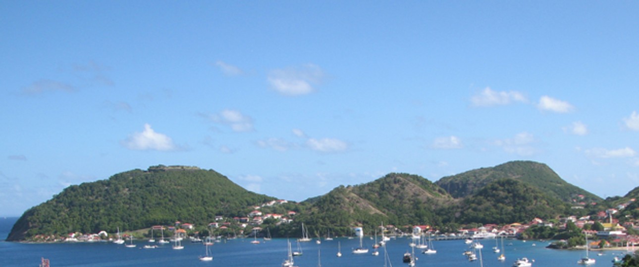 Baie Saintes auf Guadeloupe: Beliebt bei Touristen.