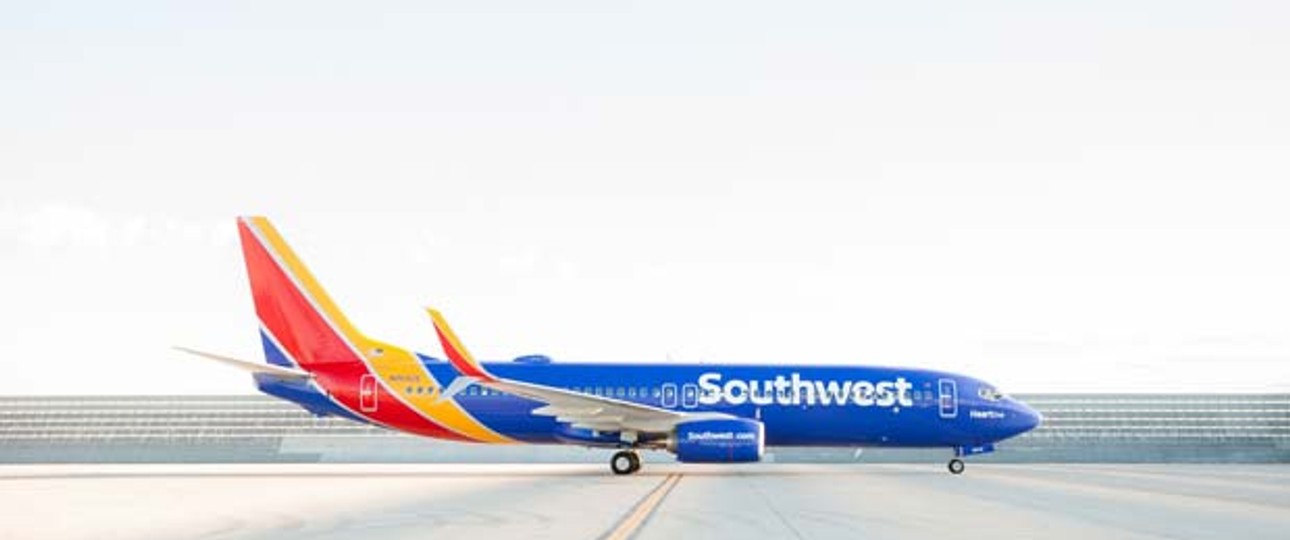 So sehen die Flugzeuge von Southwest künftig aus. Es ist ein weitreichender, aber kein radikaler Wechsel. Die Farbgebung wurde angepasst, aber nicht grundlegend verändert.