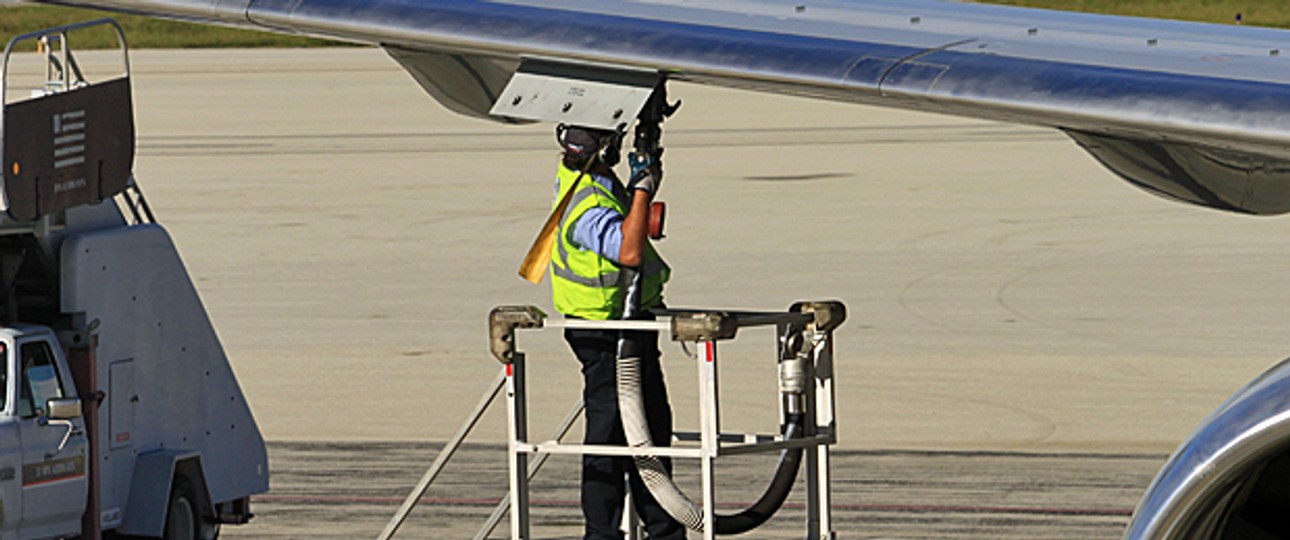 Betankung eines Jets: Weniger Verluste