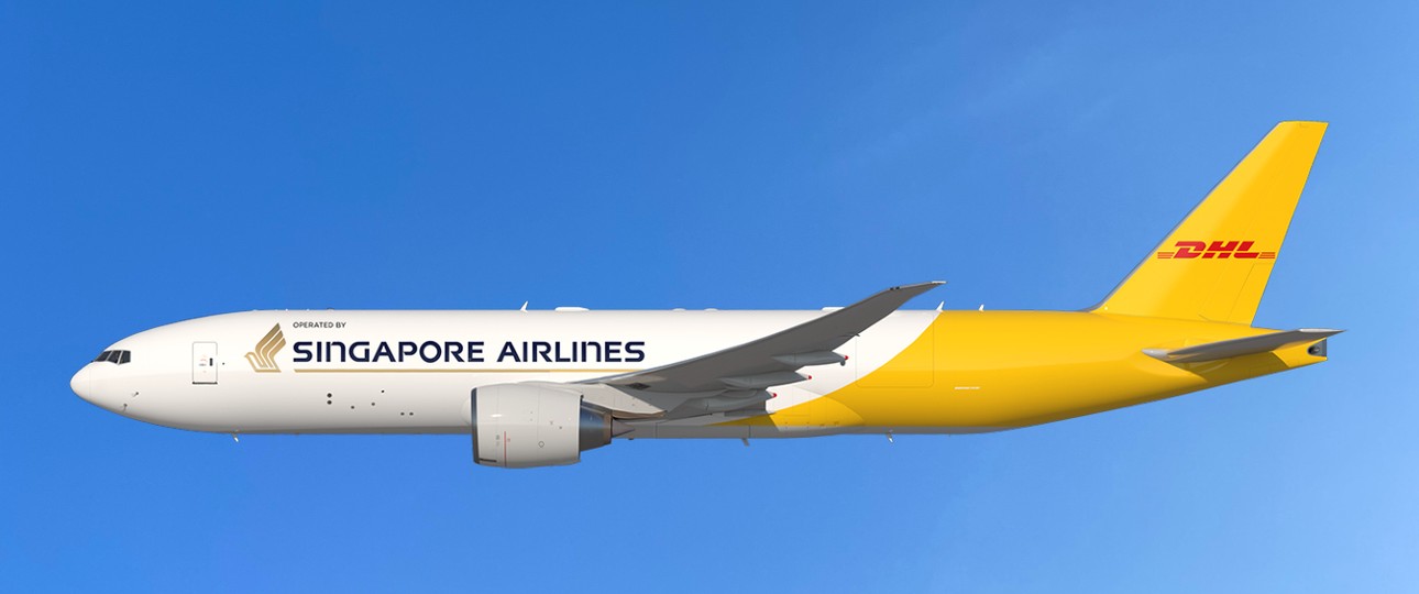 Boeing 777 F von DHL und Singapore Airlines: So soll sie aussehen.
