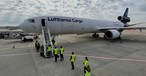 Empfang nach dem letzten Flug.