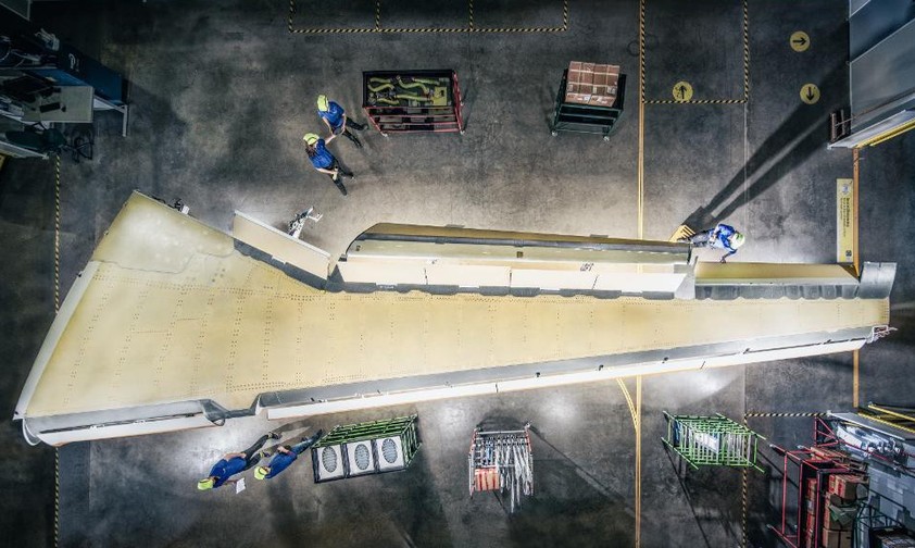 spirit aerosystems airbus a220 wing