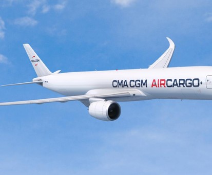 Airbus-A350-Frachter von CMA CGM: Soll sollen sie aussehen.