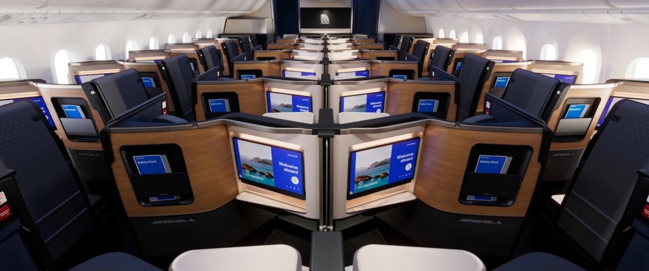 Kabine der neuen Boeing 787 von United: Immer wieder Probleme.