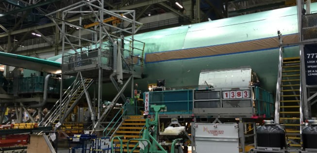 Boeing-Werk in Everett: Der Flugzeugbauer ist Kunde von Kobe.