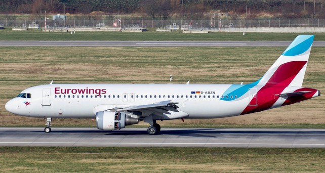 Airbus A320 mit dem Kennzeichen D-ABZN: Der Jet musste aus einem ungewöhnlichen Grund außerplanmäßig in Toulouse landen.