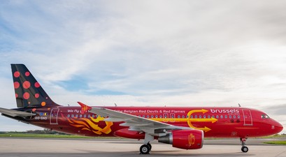 Airbus A320 «Trident» von Brussels Airlines: Diese Woche nur nach Spanien unterwegs. 