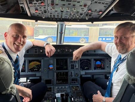 König Willem-Alexander im Airbus-Cockpit: Neuer Karriere-Abschnitt.