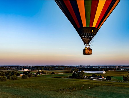 Ballon in der Luft: Ballonfahren ist noch gefährlicher als fliegen in Kleinflugzeugen.
