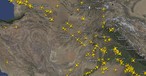 Kaum Flugzeuge über dem Iran, dafür über Afghanistan: Route zwischen Europa nach Asien.