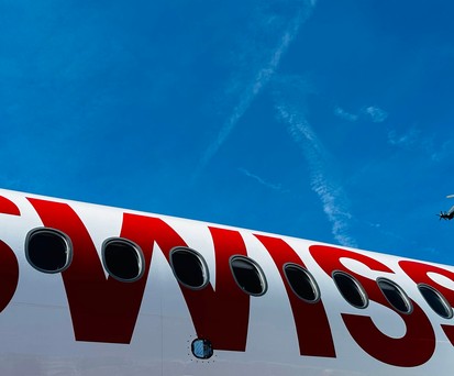 Airbus A220 von Swiss: Fliegt oft nach Nürnberg.