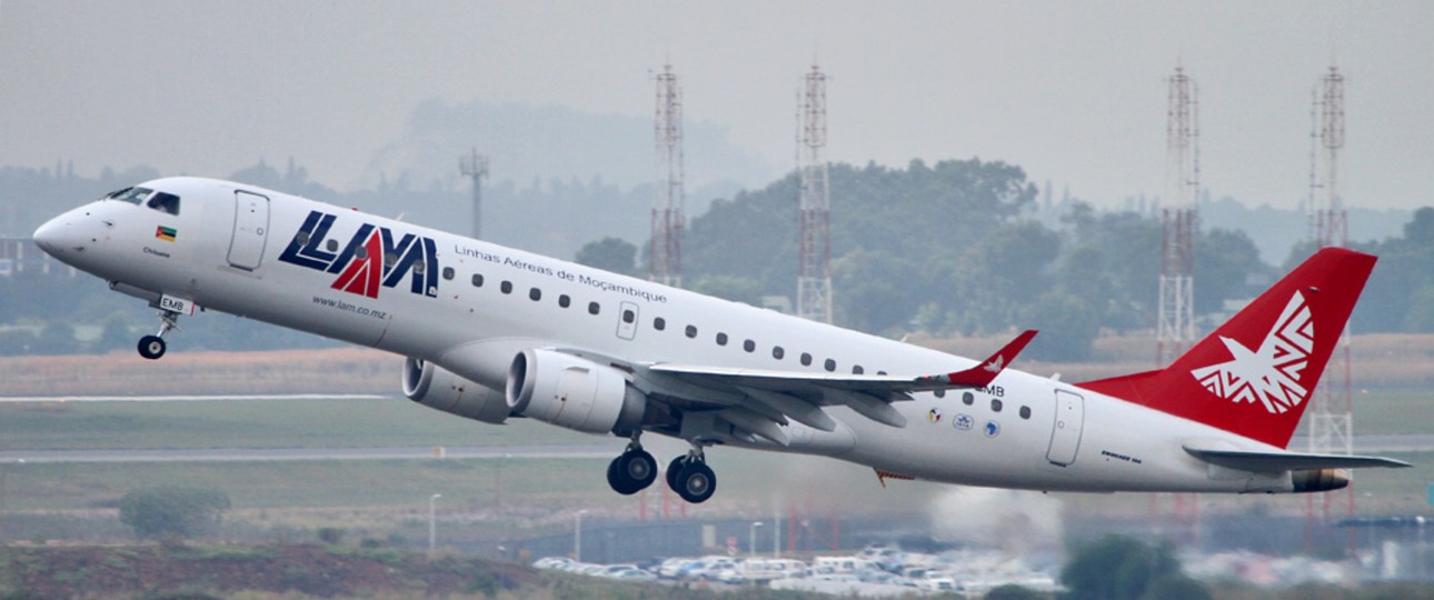 Eine Embraer E190 von LAM, hier zu sehen 2012: Wieder gewünscht.