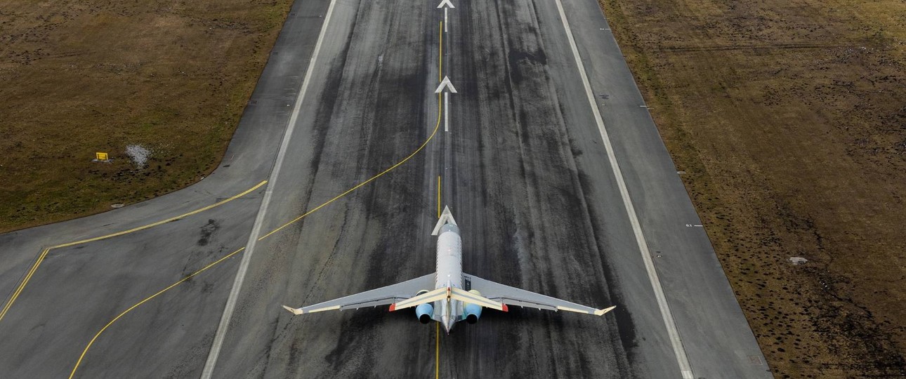 Bombardier Global 8000 am Flughafen Salzburg: Das neue Ultralangstreckenflugzeug ist schneller als gedacht.