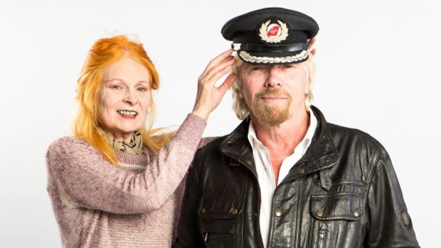 Vivienne Westwood und Richard Branson: Kennen sich bestens.