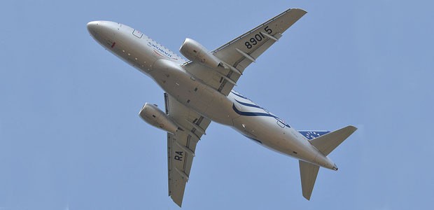 Sukhoi Superjet in der Luft: Die russische Regierung subventioniert den Kauf der Flugzeuge.