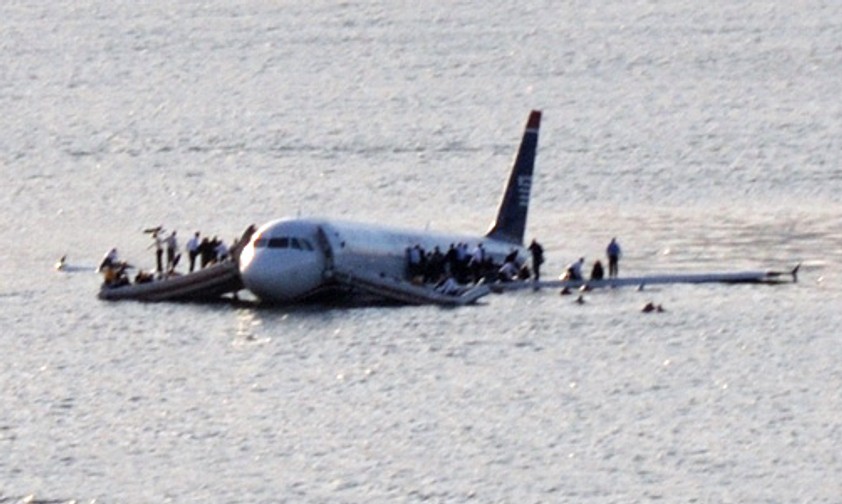 Notwasserung im Hudson River: Glück und viel Können.