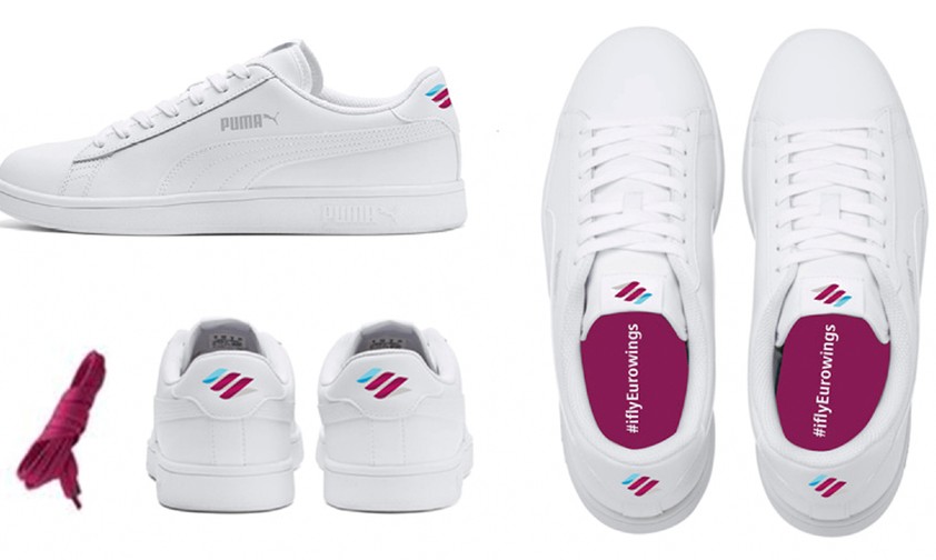 Sneaker von Eurowings: Neue Treter.