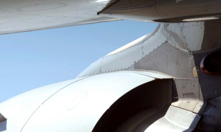 Triebwerksaufhängung eines Airbus A380: Die Verbindung muss Gewicht und Schub standhalten können.