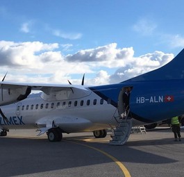 ATR 72 von Zimex Aviation: Kein Einstig ins Liniengeschäft.