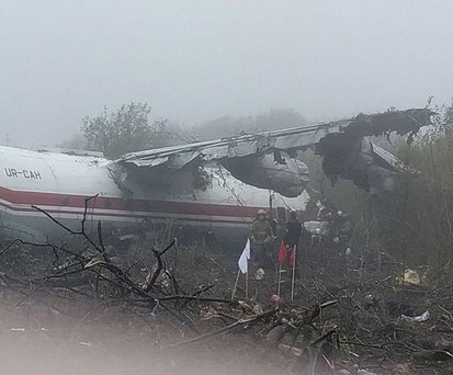 Fünf Tote beim Absturz einer Antonov An-12