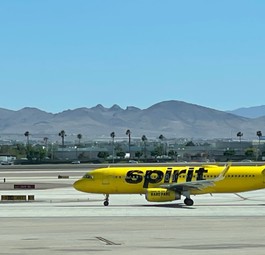 Airbus A320 von Spirit Airlines in Las Vegas: