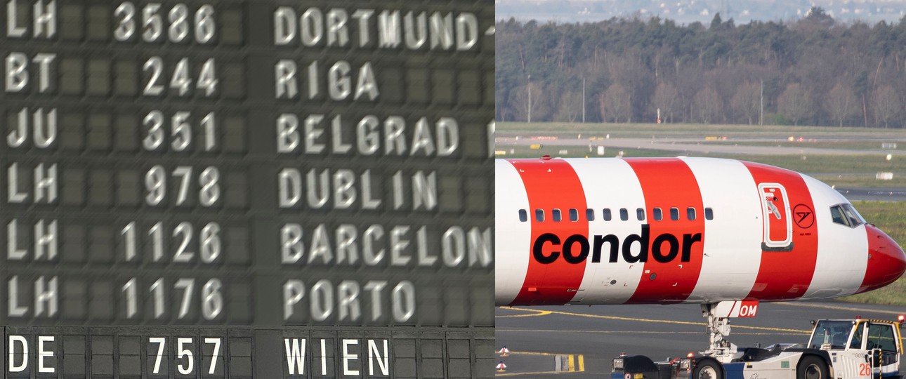 Die D-ABOM: Sie führt den Sonderflug durch.