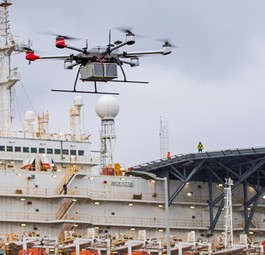 Drohne im Hafen von Rotterdam: Wie muss der Luftraum organisiert werden, damit es zu keinen Unfällen kommt?