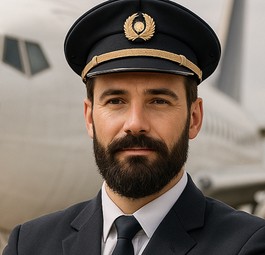 Pilot mit Bart: Die Regeln sind nicht überall gleich.