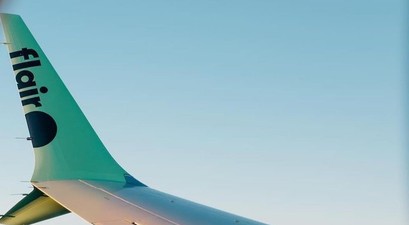 Blick aus einem Flieger von Flair: Eine Boeing 737 Max musste ungeplant landen.