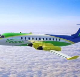 SY30J in der Lackierung von Avooma Airlines: Das Flugzeug kommt soll 2029 auf den Markt kommen.