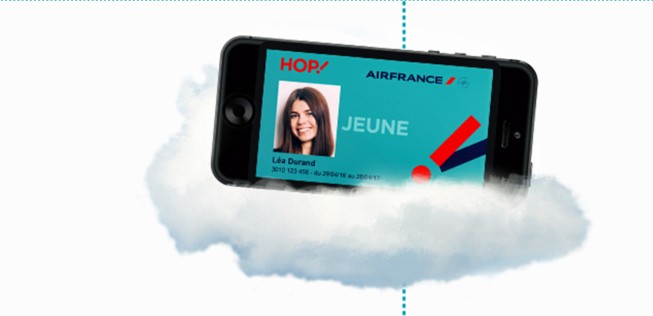 Carte Jeune von Hop: «BahnCard» fürs Flugzeug.