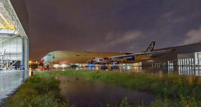 airbus a350f  msn700 from stT40 st30a