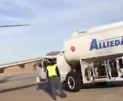 Unfallort am Flughafen Dallas: Beide Jets gehören American Eagle.
