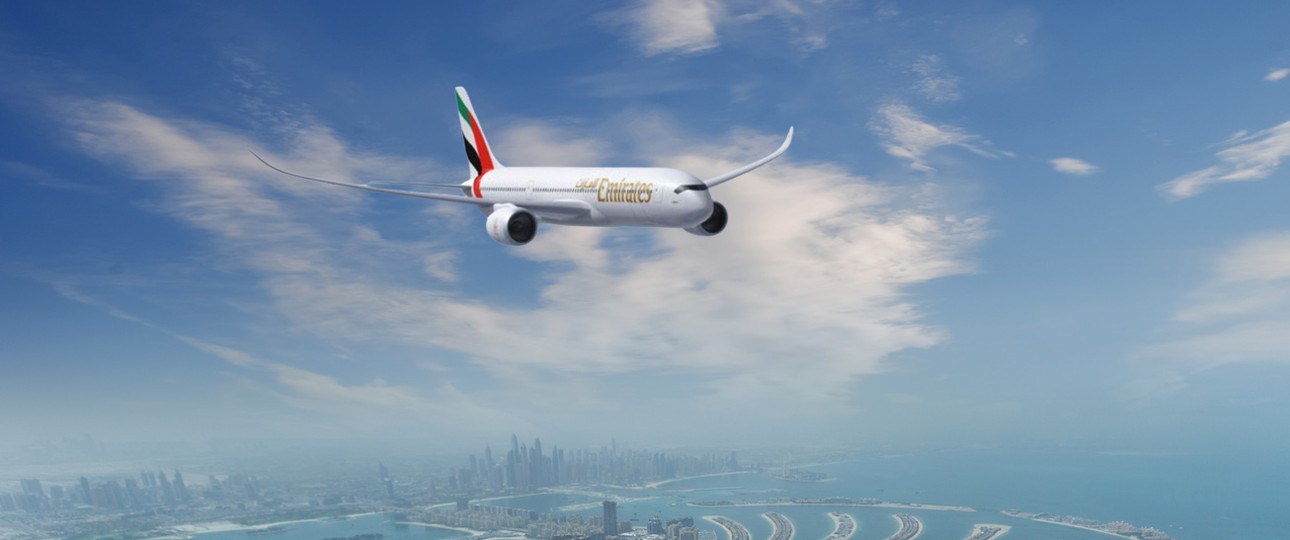 Airbus A350 über Dubai: Emirates hat Lust auf mehr der Flieger.